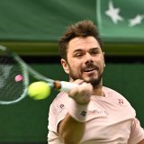 Wawrinka affrontrera Adrian Mannarino au 1er tour à Bâle KEYSTONE/EPA/ANDERS WIKLUND